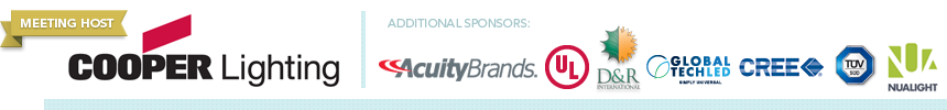 Sponsored by: COOPER, Acuity Brands, UL, Global Tech LED, CREE, TÜV SÜD
